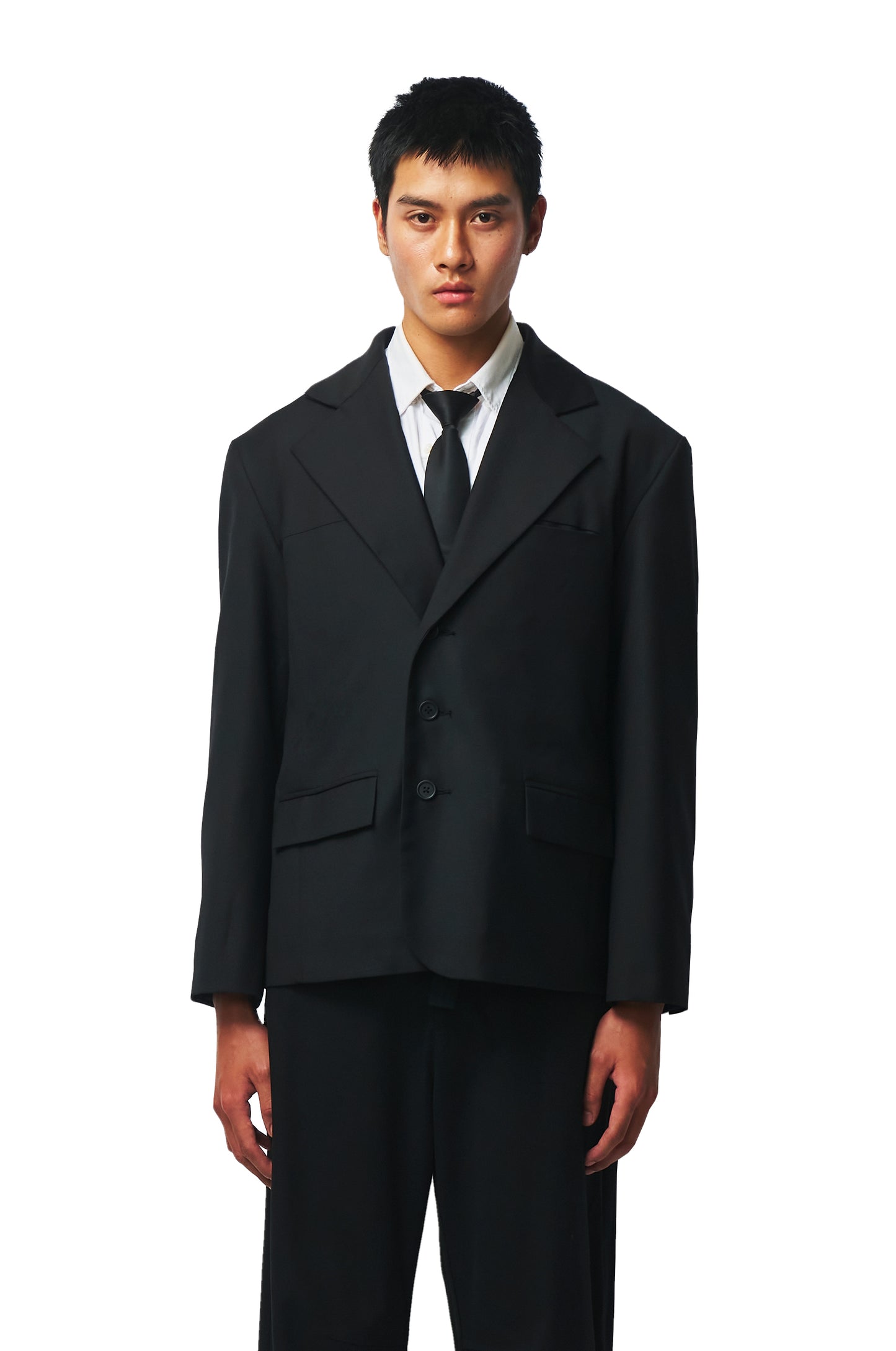 Casual Fit Black Blazer