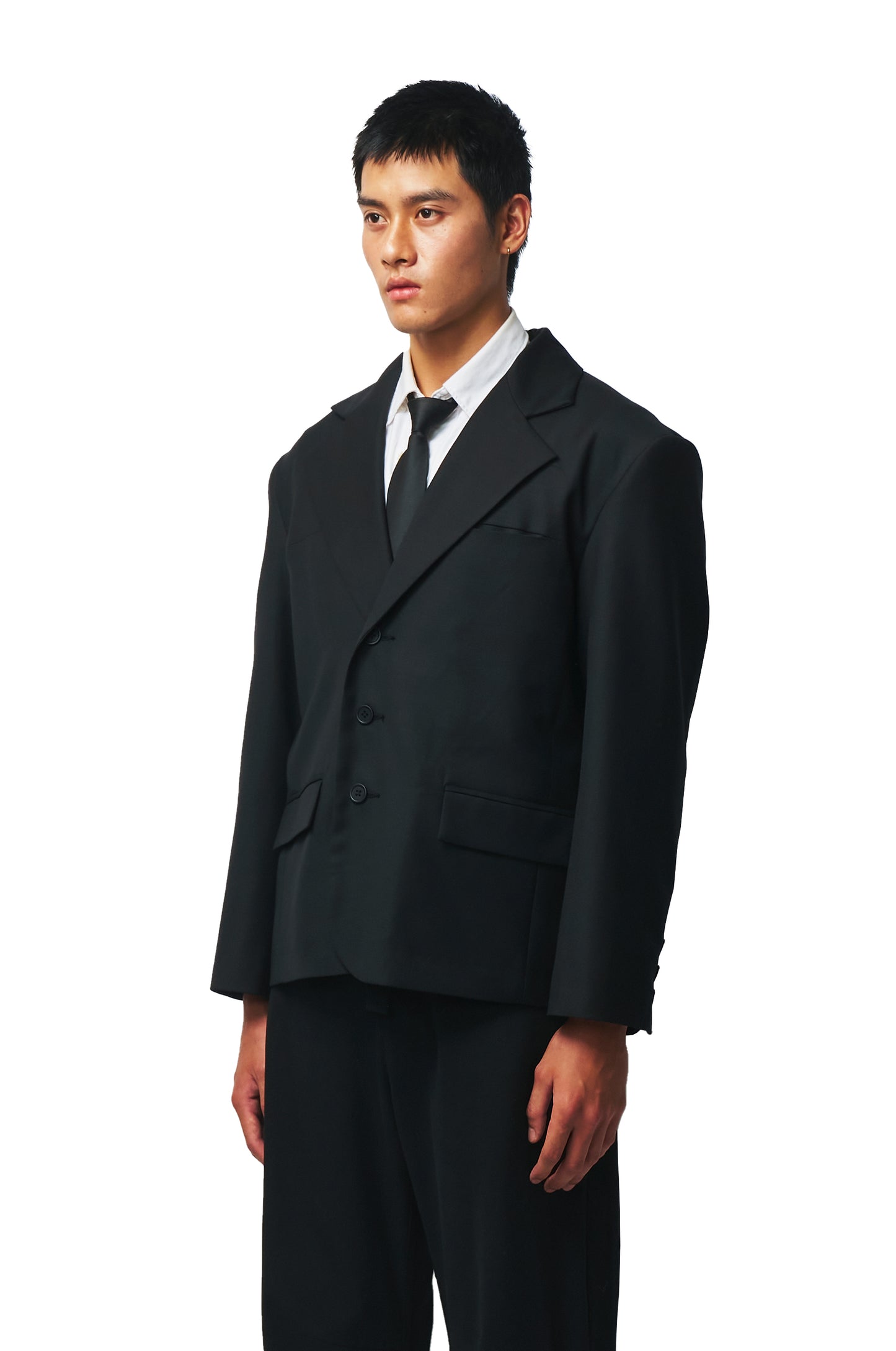 Casual Fit Black Blazer