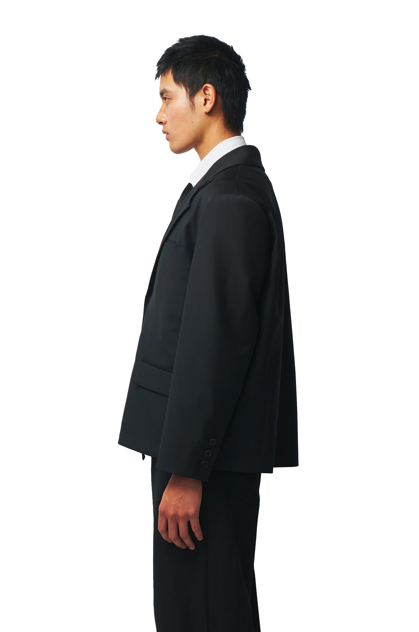 Casual Fit Black Blazer