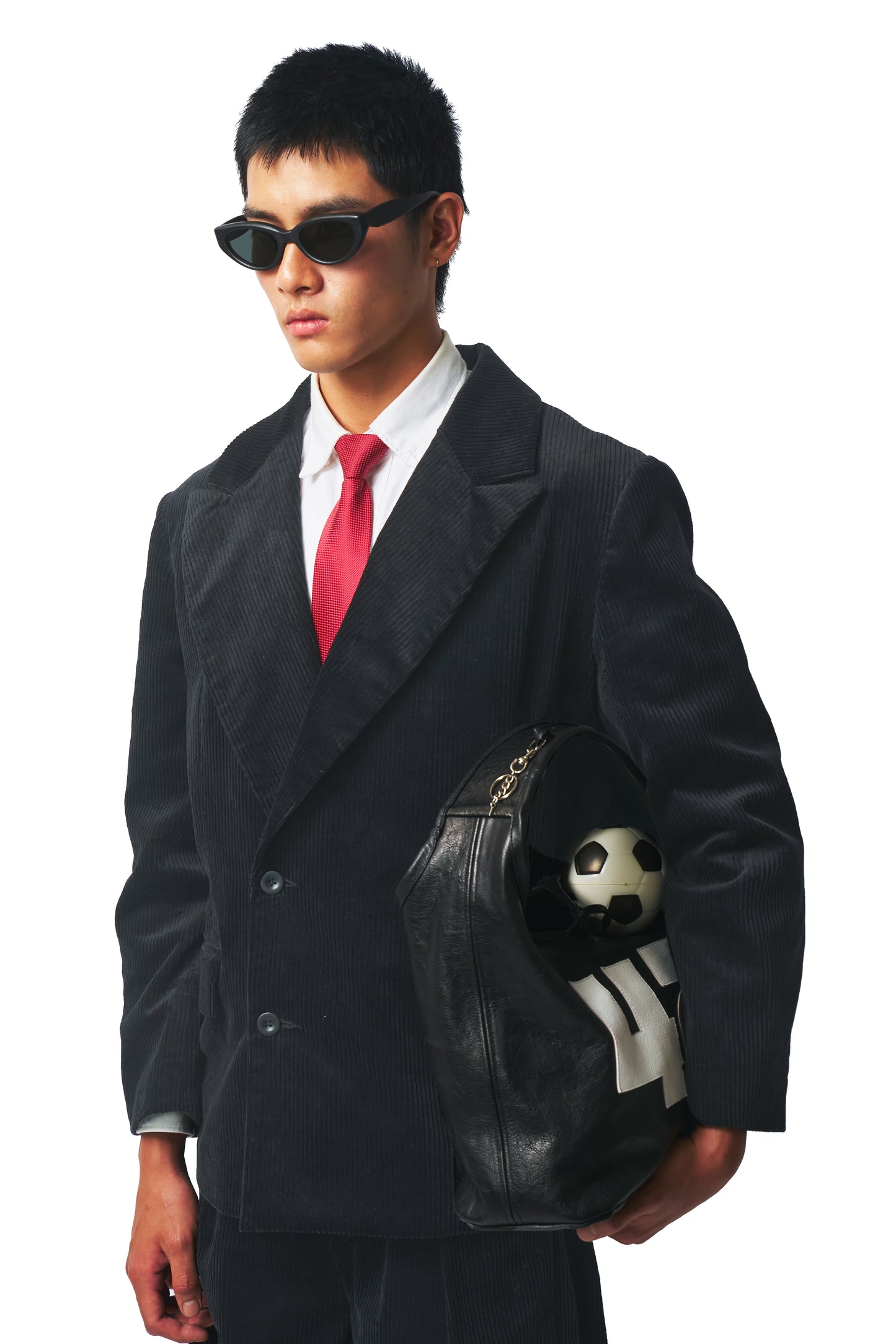 Theatre ILE Corduroy Double-Breasted Blazer