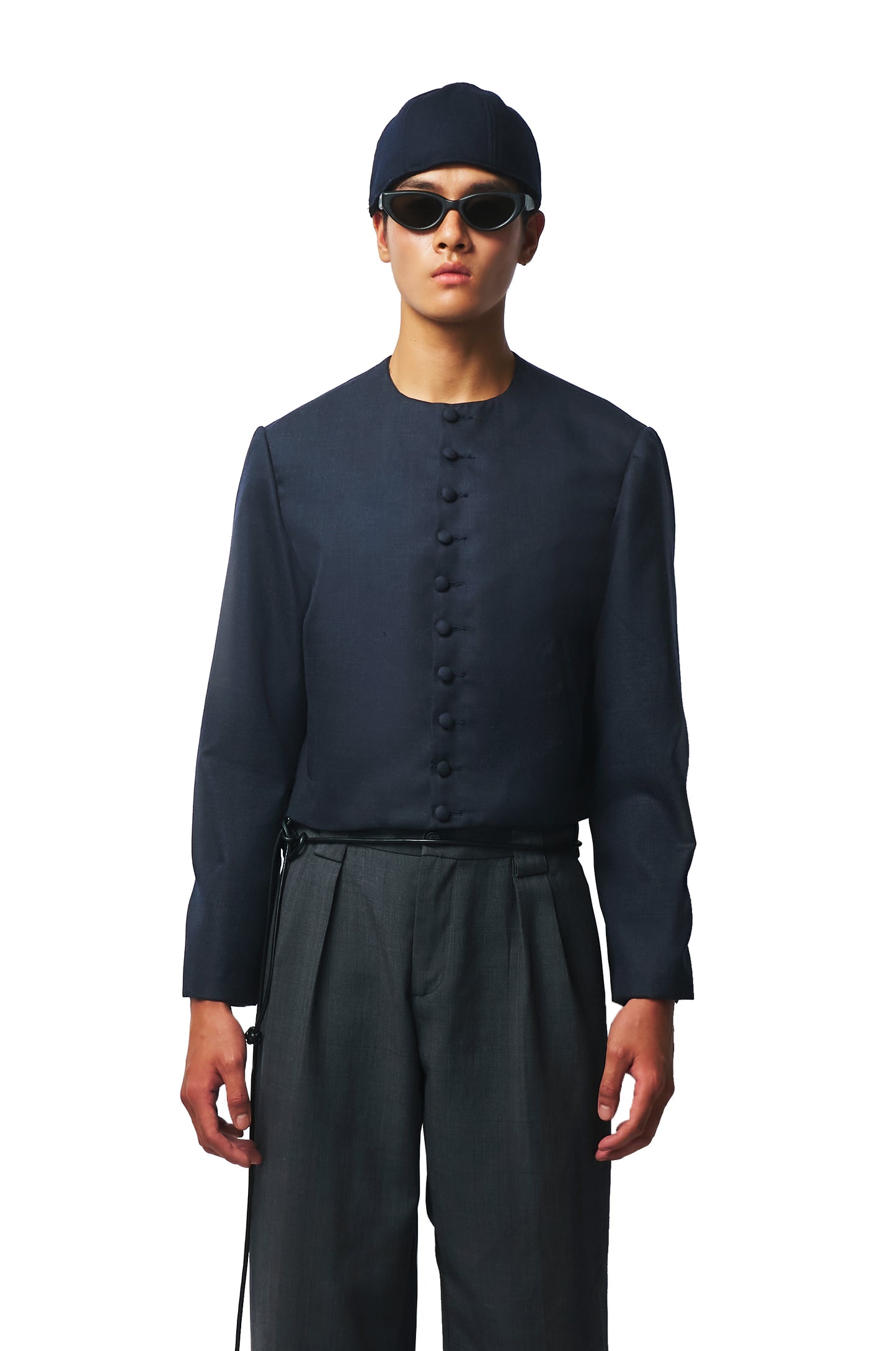 Cropped Wool Jacket