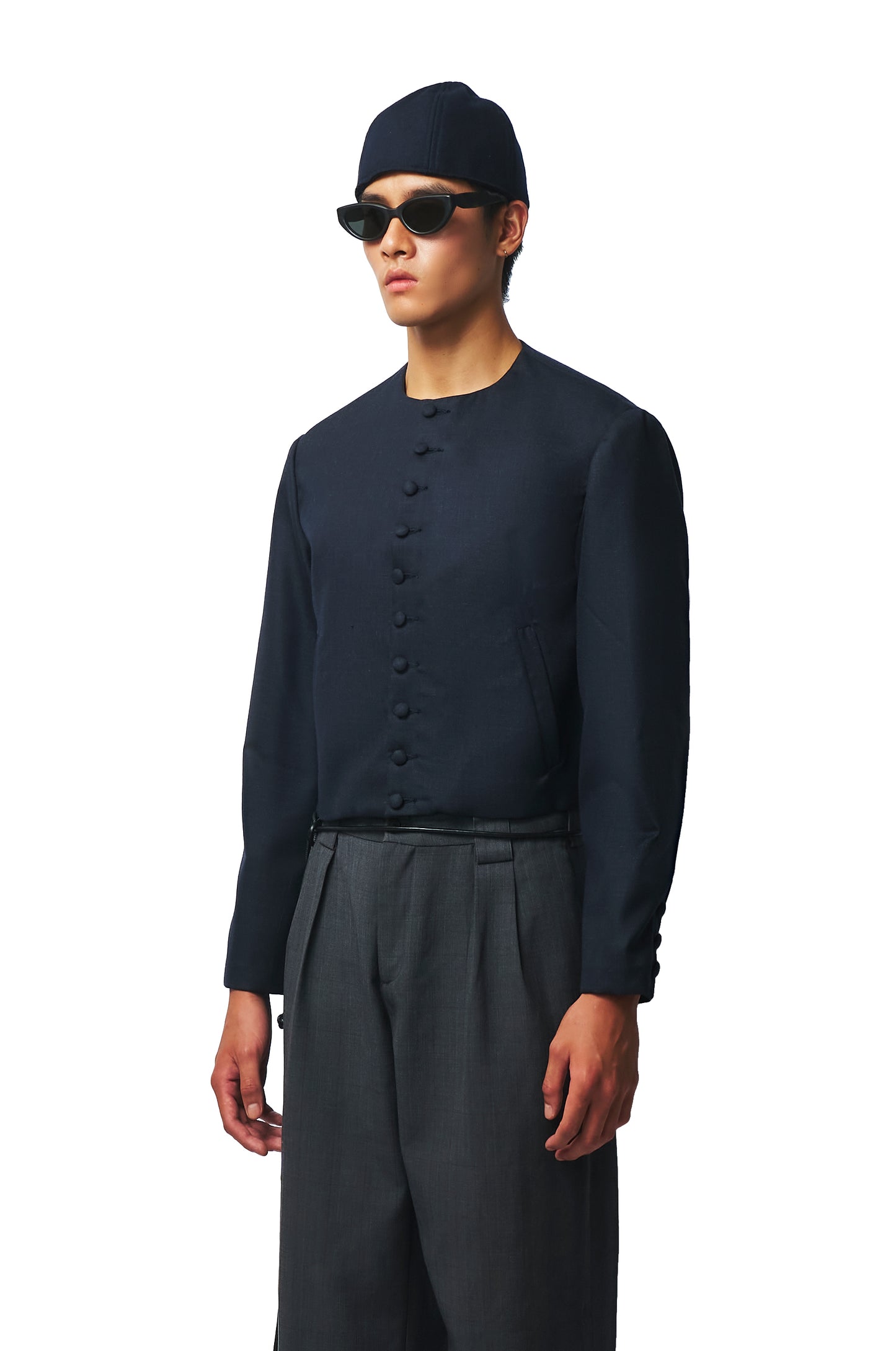 Cropped Wool Jacket