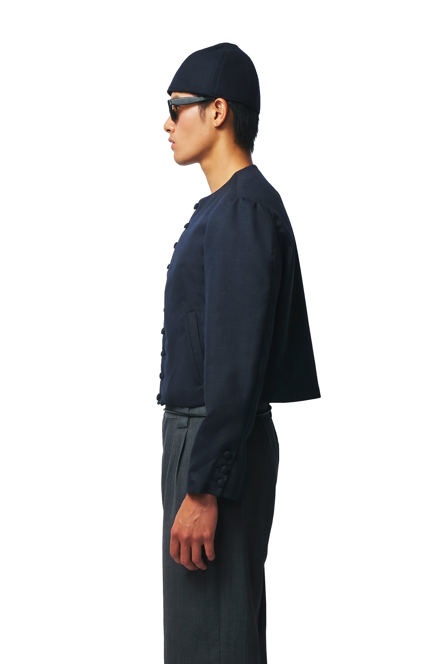 Cropped Wool Jacket