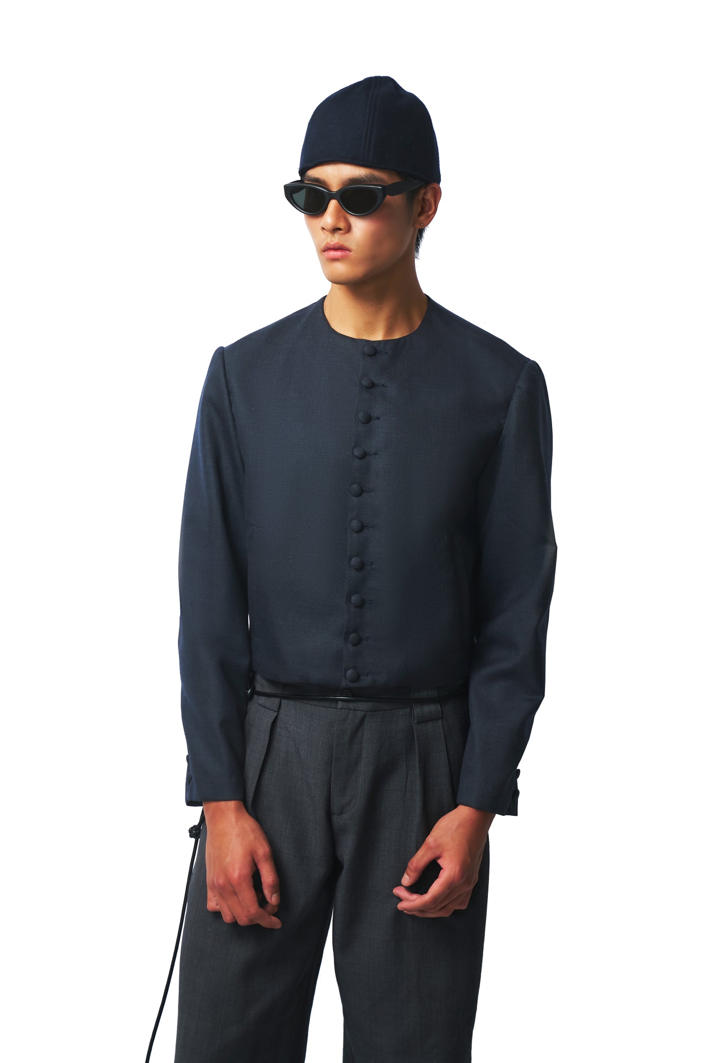 Cropped Wool Jacket