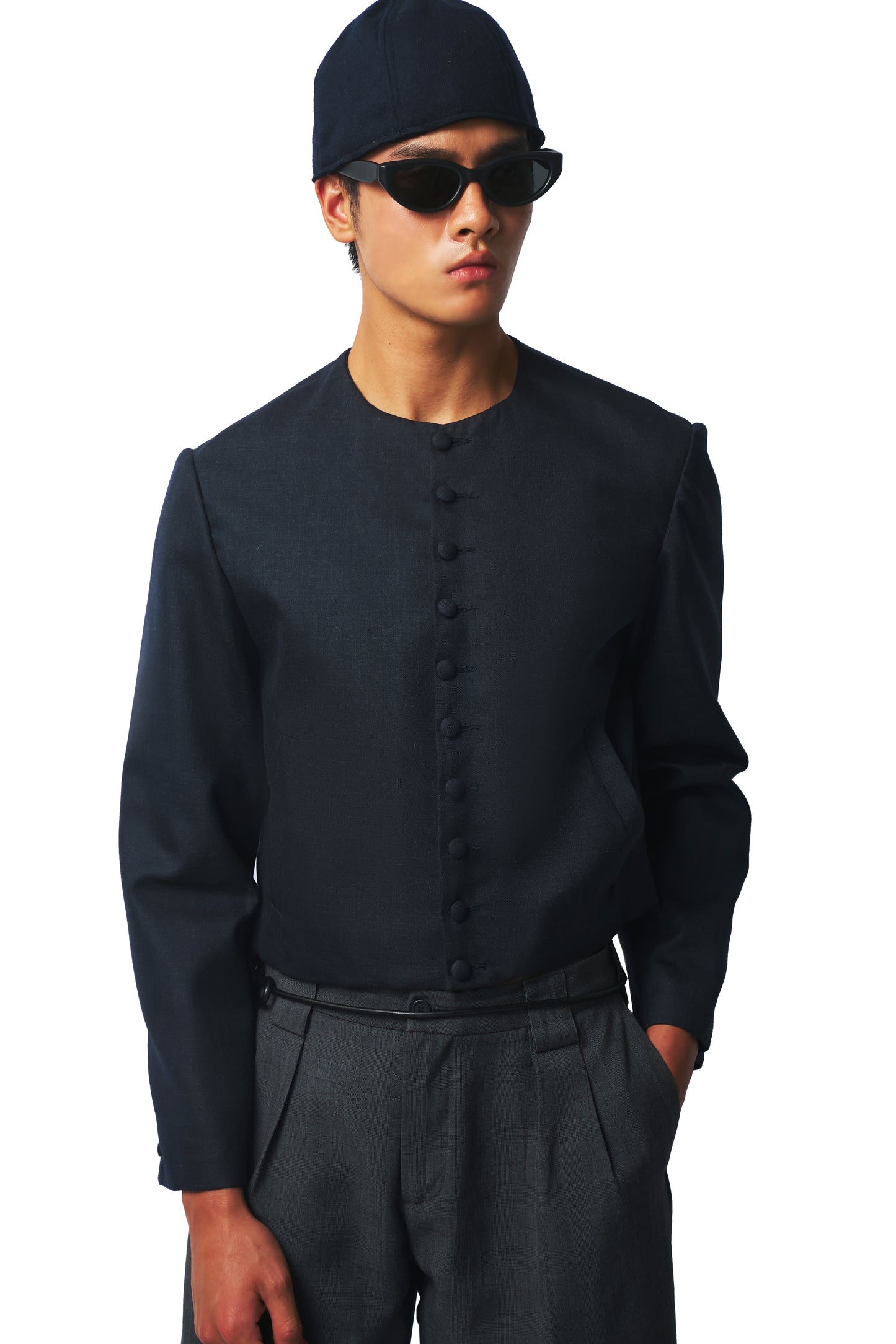 Cropped Wool Jacket
