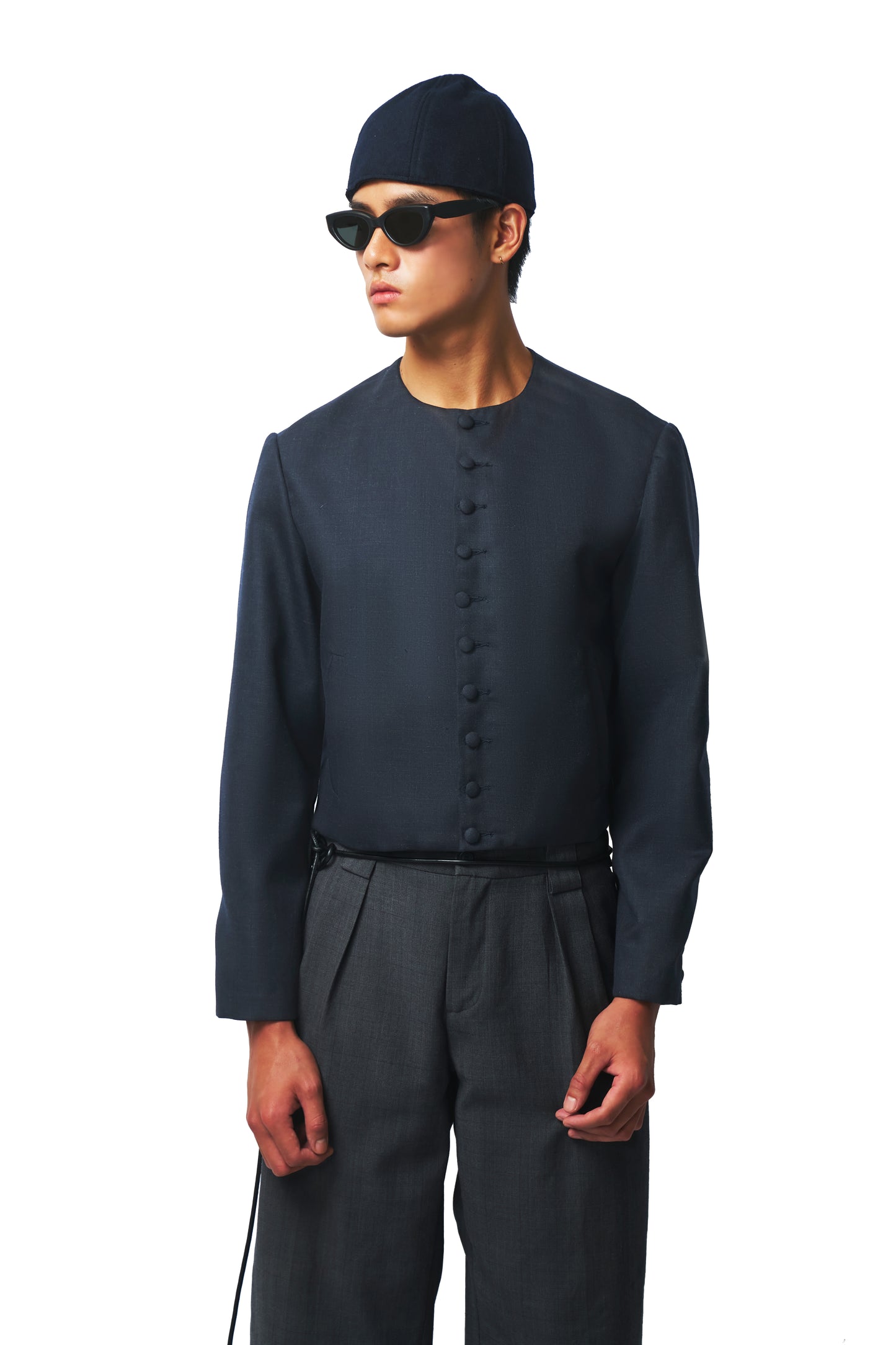 Cropped Wool Jacket