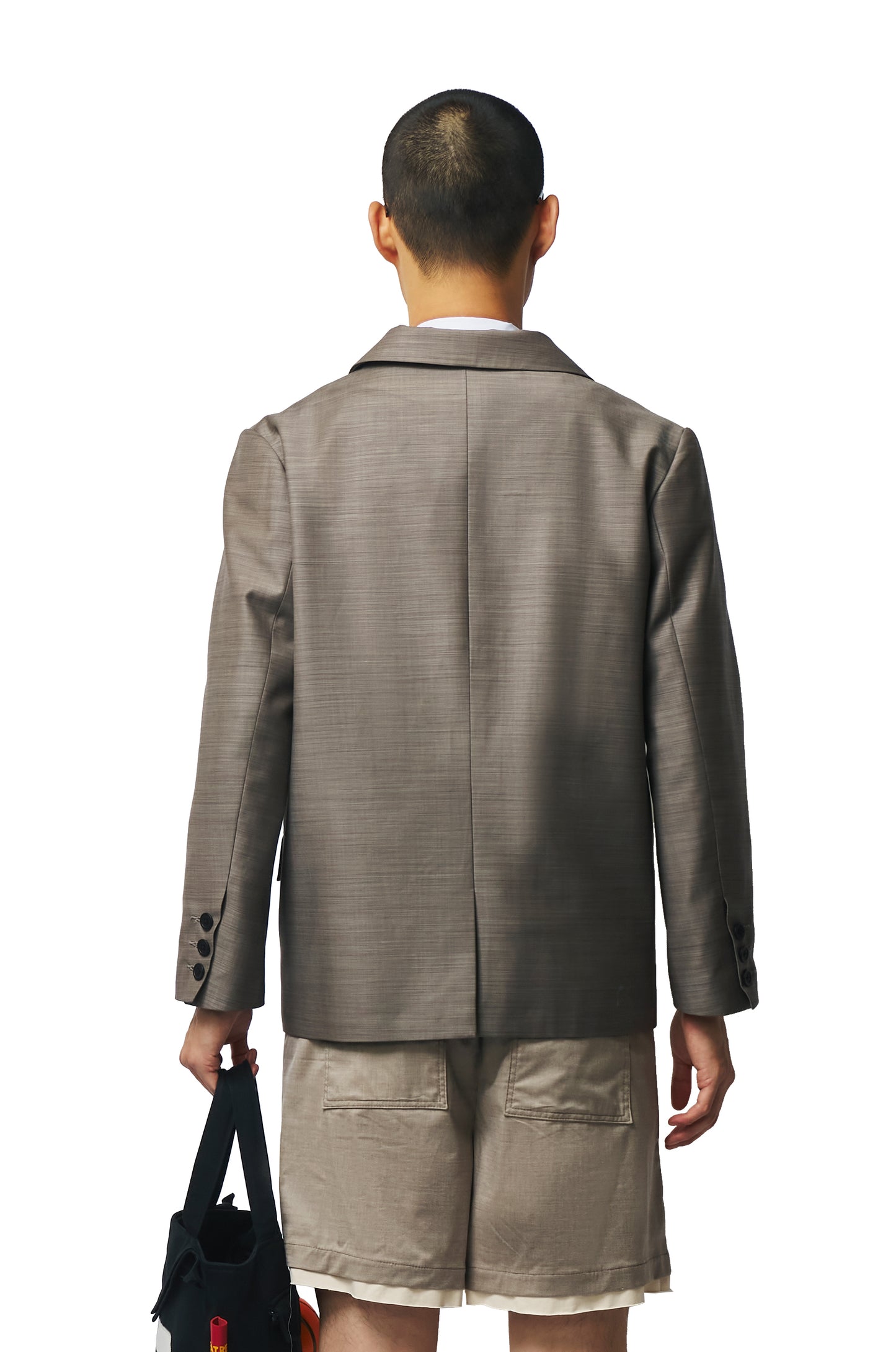 Theatre ILE Grey Double-Breasted Blazer