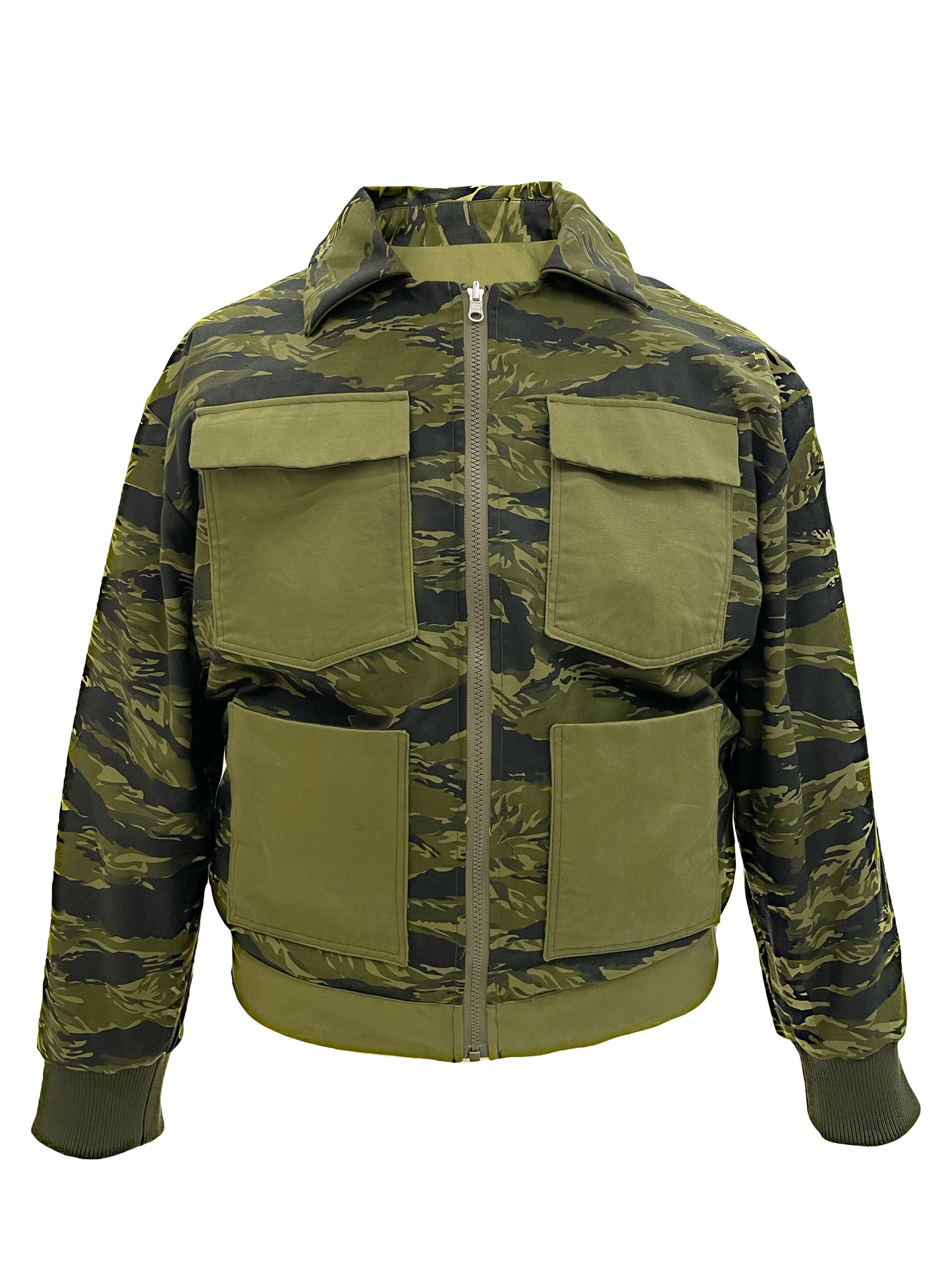 Olive Green Reversible Jacket