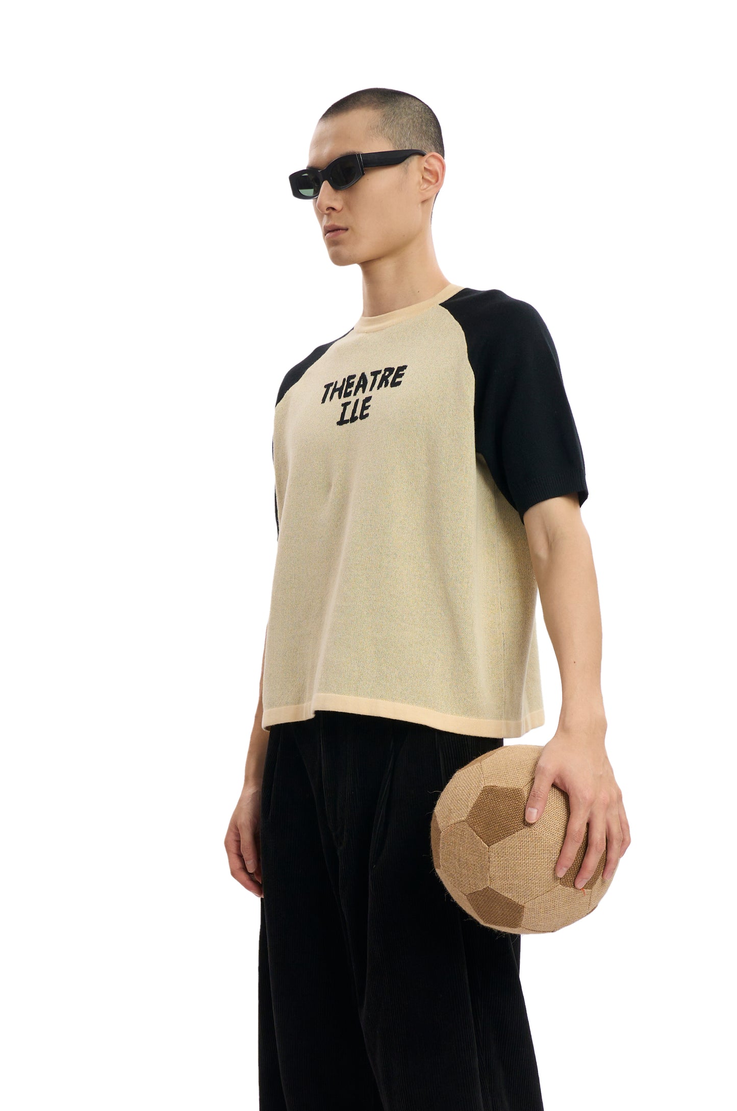 Logo-Knit Cotton T-shirt